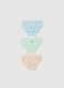 Multicolour stretch cotton baby briefs tripack_0