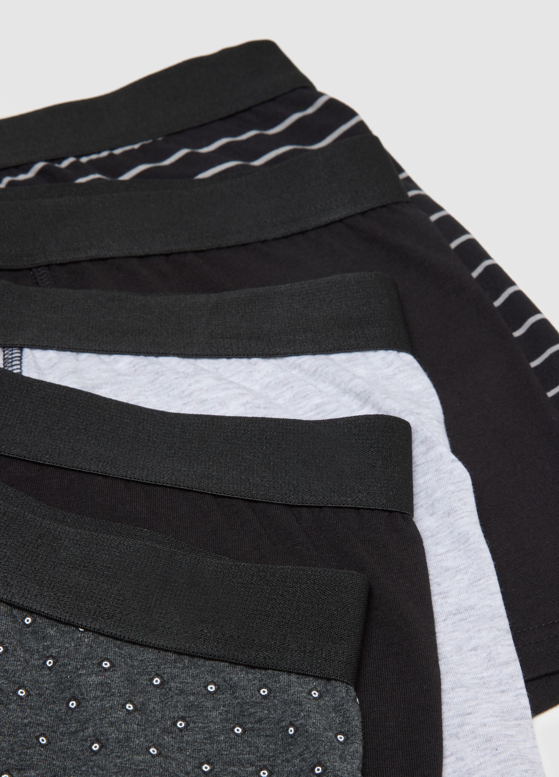 Multipack of Stretch Cotton Multicolour Regular Fit Boxers