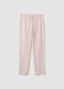 Multicolour pure organic cotton check pyjama trousers_4