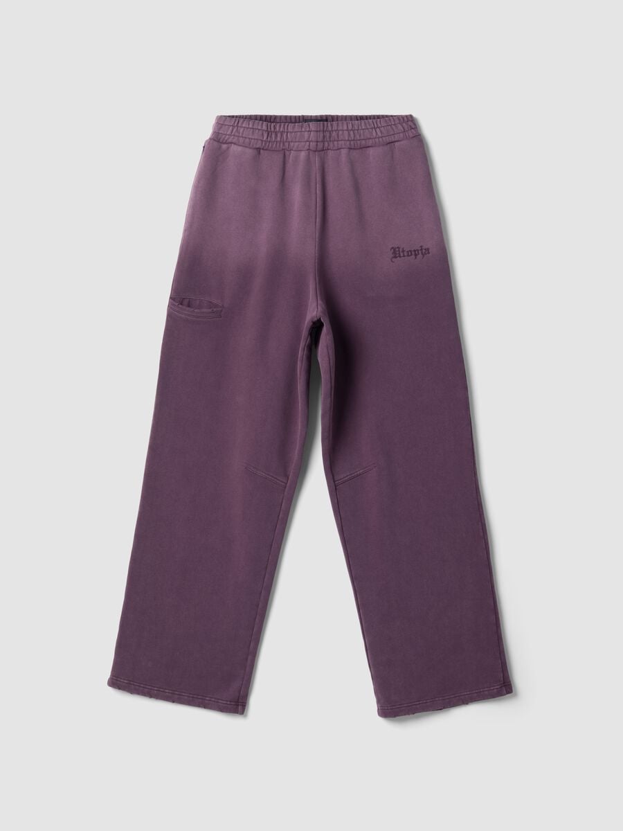 Sunfaded Burgundy Sweatpants_0