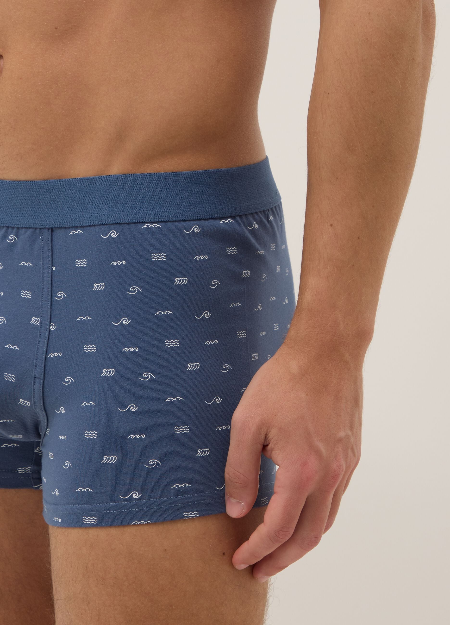 Multicolour stretch cotton regular-fit boxer 3-pack