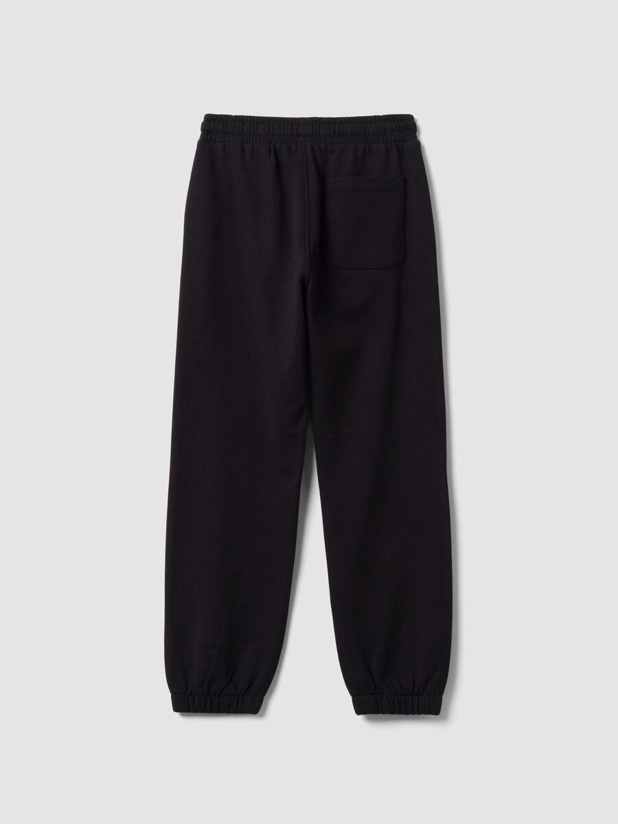 Black organic cotton joggers_1