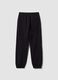 Black organic cotton joggers_1