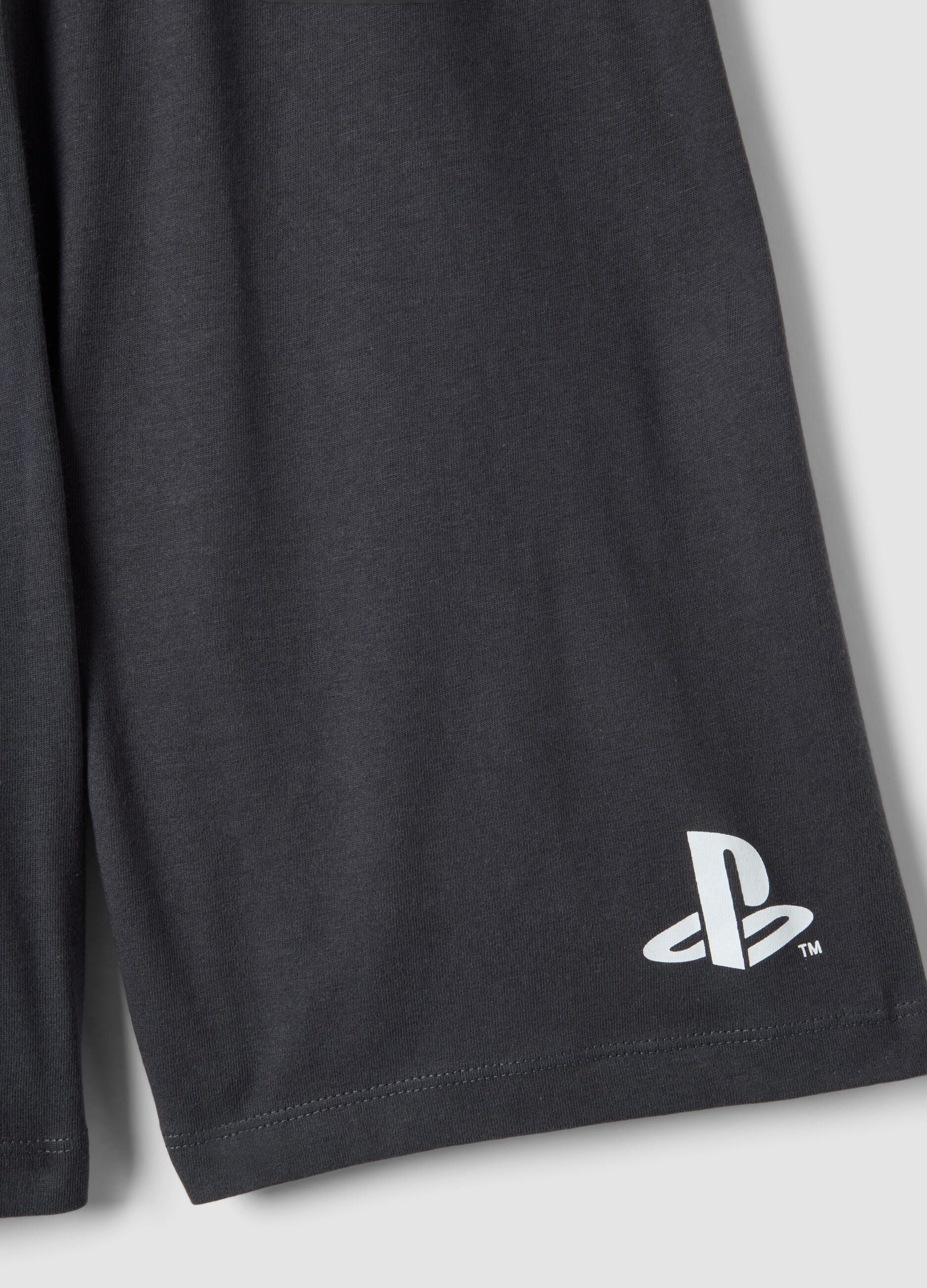 Multicolour pure cotton PlayStation print pyjamas for boys
