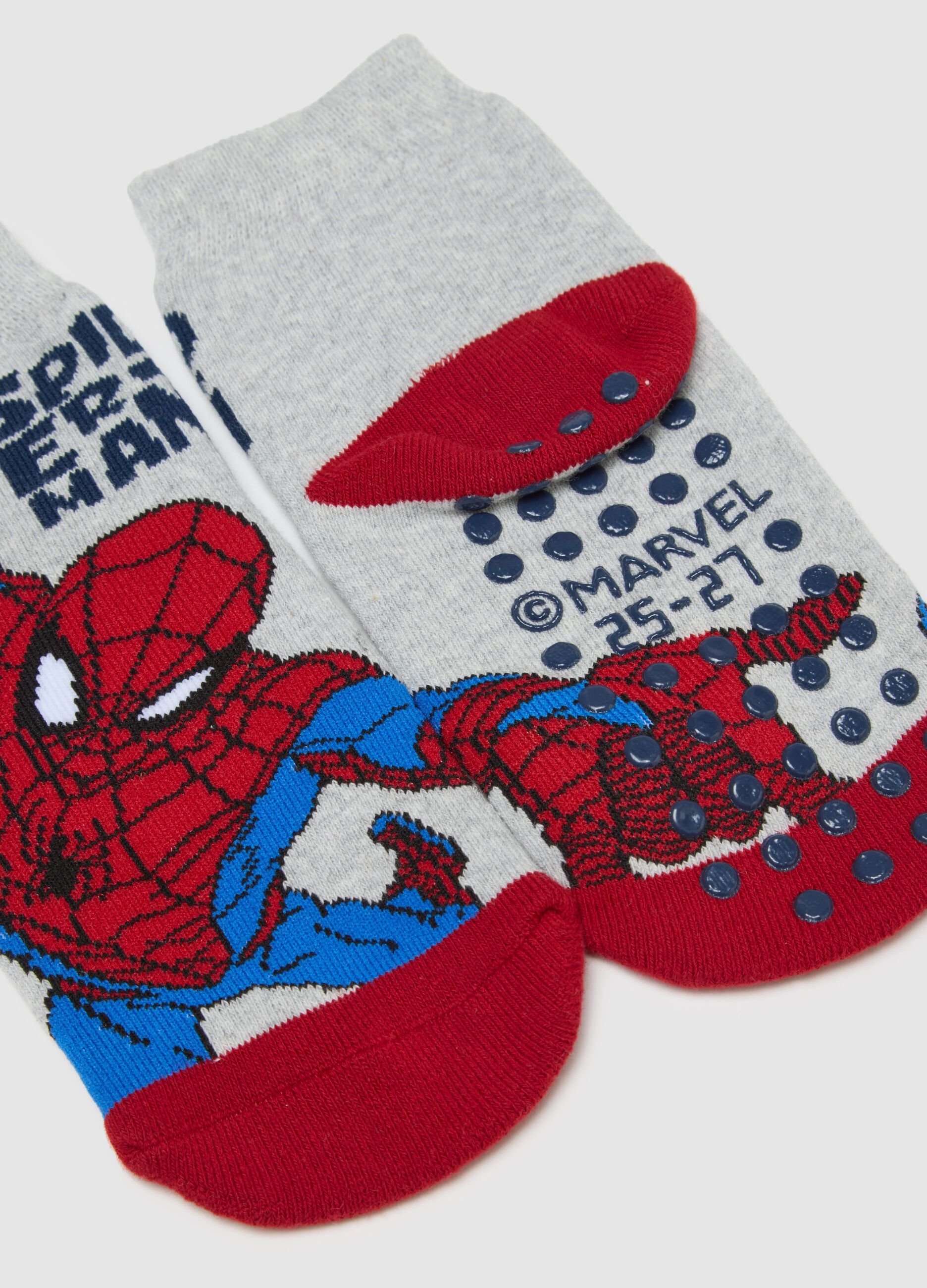 Kids' regular fit multicolour cotton-blend socks with print
