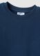 Blue oversized sweatshirt in pure organic cotton for boys_2