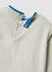 Boys' long-sleeved pure cotton printed T-shirt in white, oversized fit_3