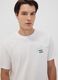 White pure cotton jersey T-shirt with "Water your Flowers" print, regular fit_0