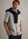 Grey pure linen shirt regular fit_0