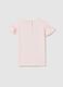 T-shirt with patchwork-effect flower application_1