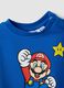 Blue short-sleeve stretch cotton T-shirt_2