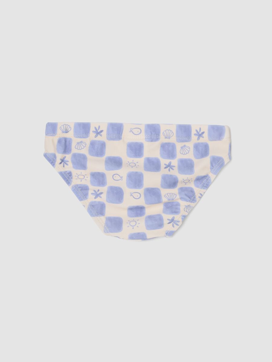 Slip mare rosa in tessuto elasticizzato per neonato_1