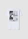 Boys' White Pure Cotton T-shirt Relaxed Fit Knicks_4