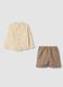 Multicolour Linen and Cotton Blend Set for Boys_0