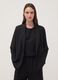 Black regular-fit blazer with classic lapels_2