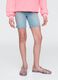 Blue denim shorts for girls_1