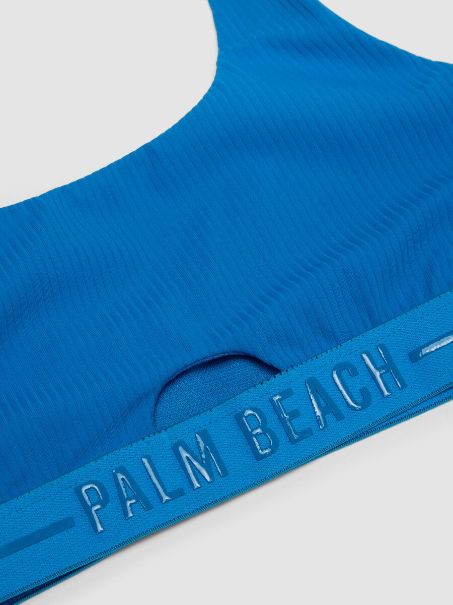 Blue Stretch Fabric Bikini_2
