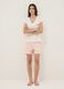 Pink polka dot pure cotton pyjama shorts regular fit_0