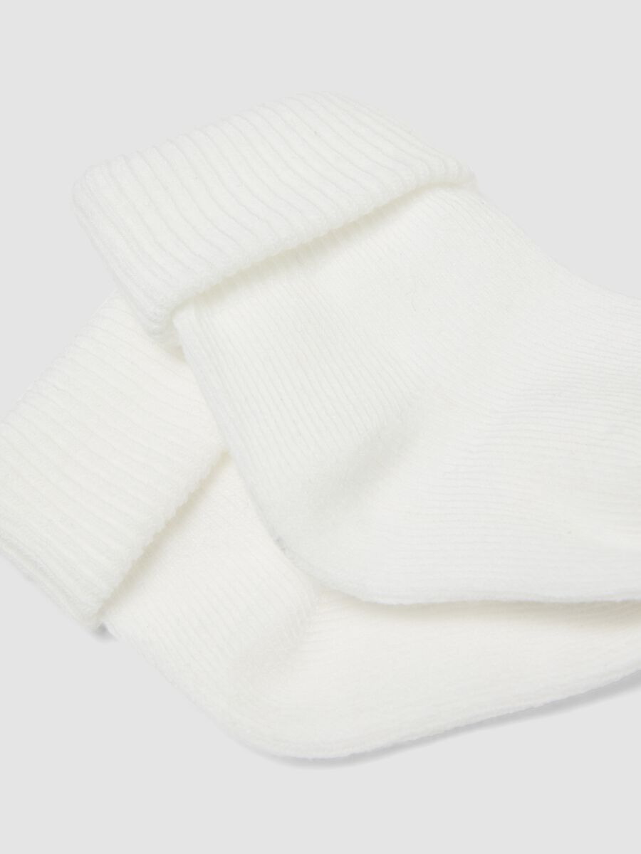 3-pack of multicolour short socks in organic cotton blend for babies and toddlers_2