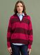 Red striped wool-blend polo collar jumper_2