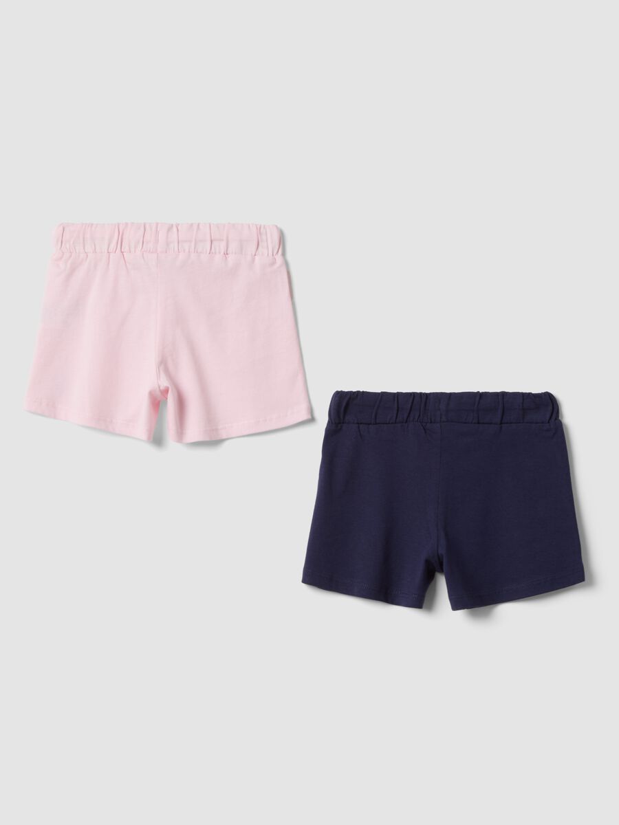 Twin pack of purple pure cotton shorts_1