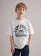 Children's oversized white stretch cotton t-shirt_1