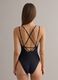 Black stretch-fabric swimsuit with thin straps_4