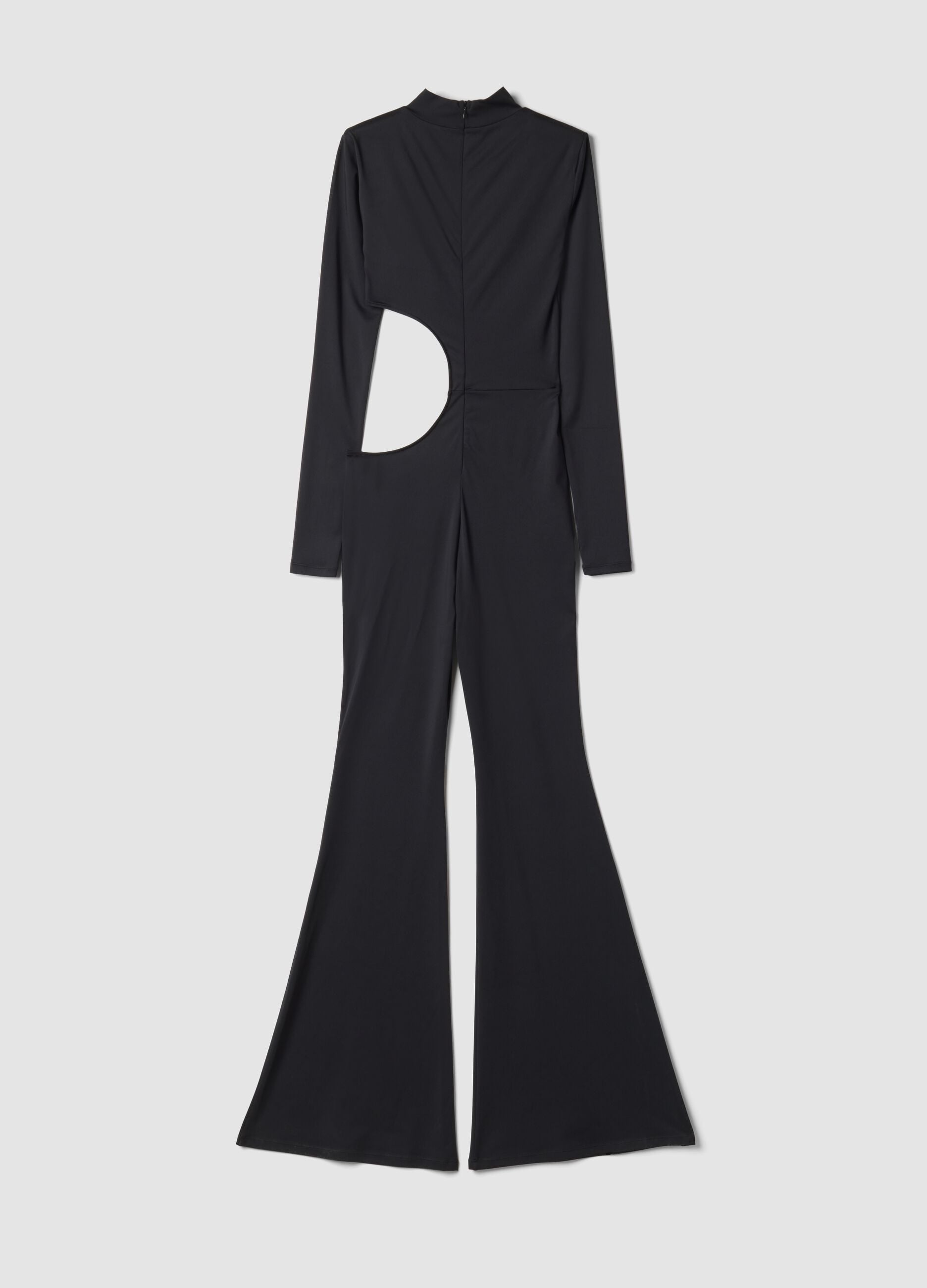 Black Cut-Out Bodysuit