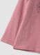 Pink pure organic cotton T-shirt with bow print for baby girl_3