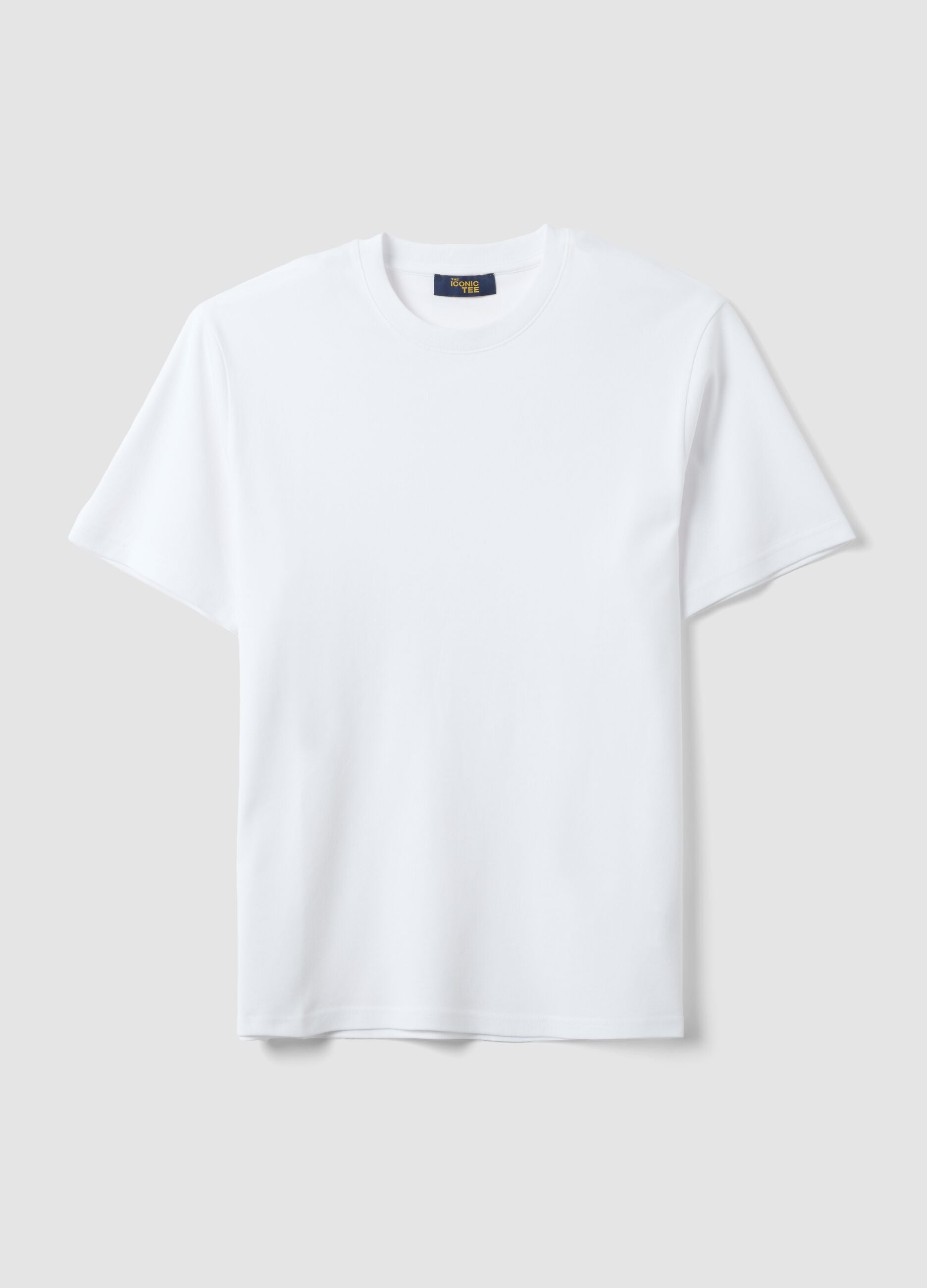 White Iconic Tee T-shirt in pure cotton relaxed fit