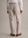 Beige pure linen slim fit trousers_2
