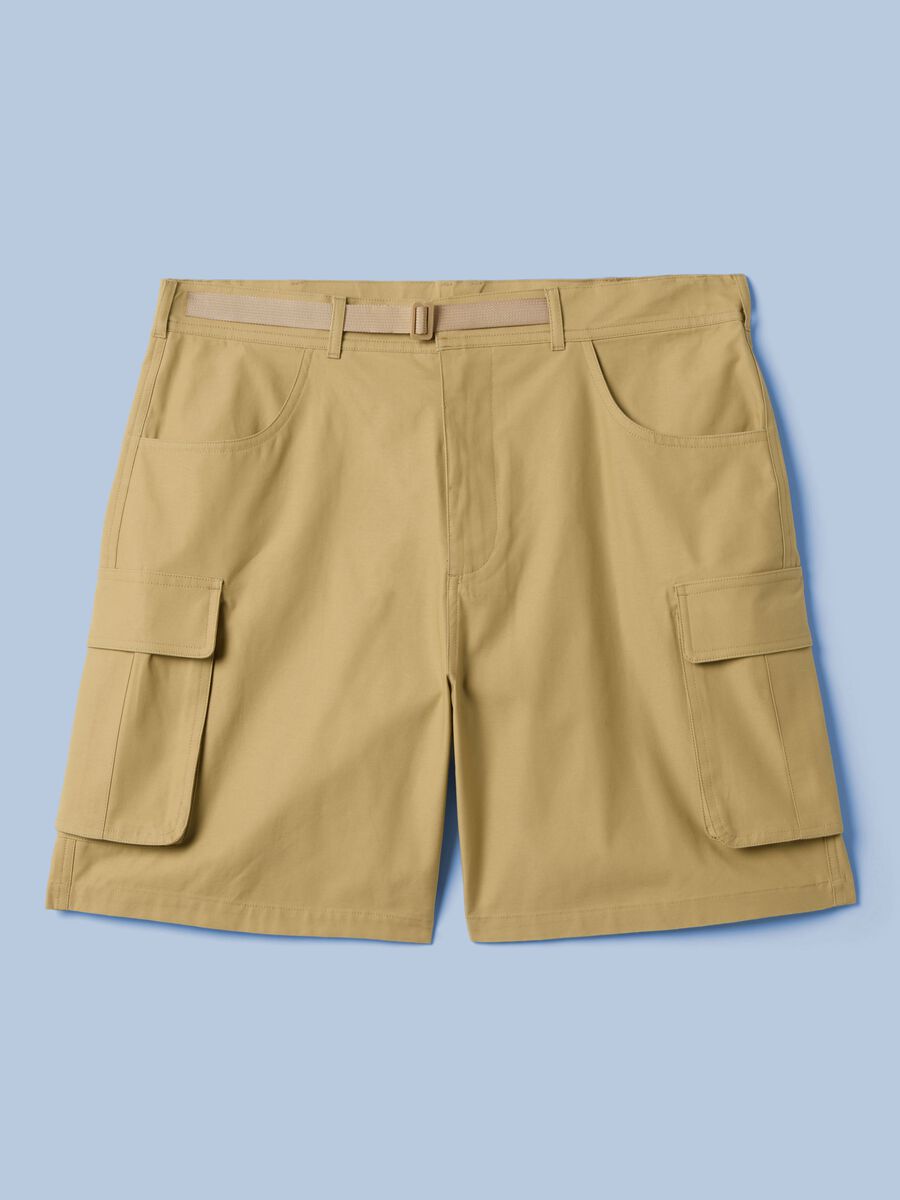 Bermuda cargo beige in puro cotone ALTAVIA SAILING_4