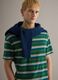Pure Cotton Multicolour Striped T-shirt Regular Fit_0