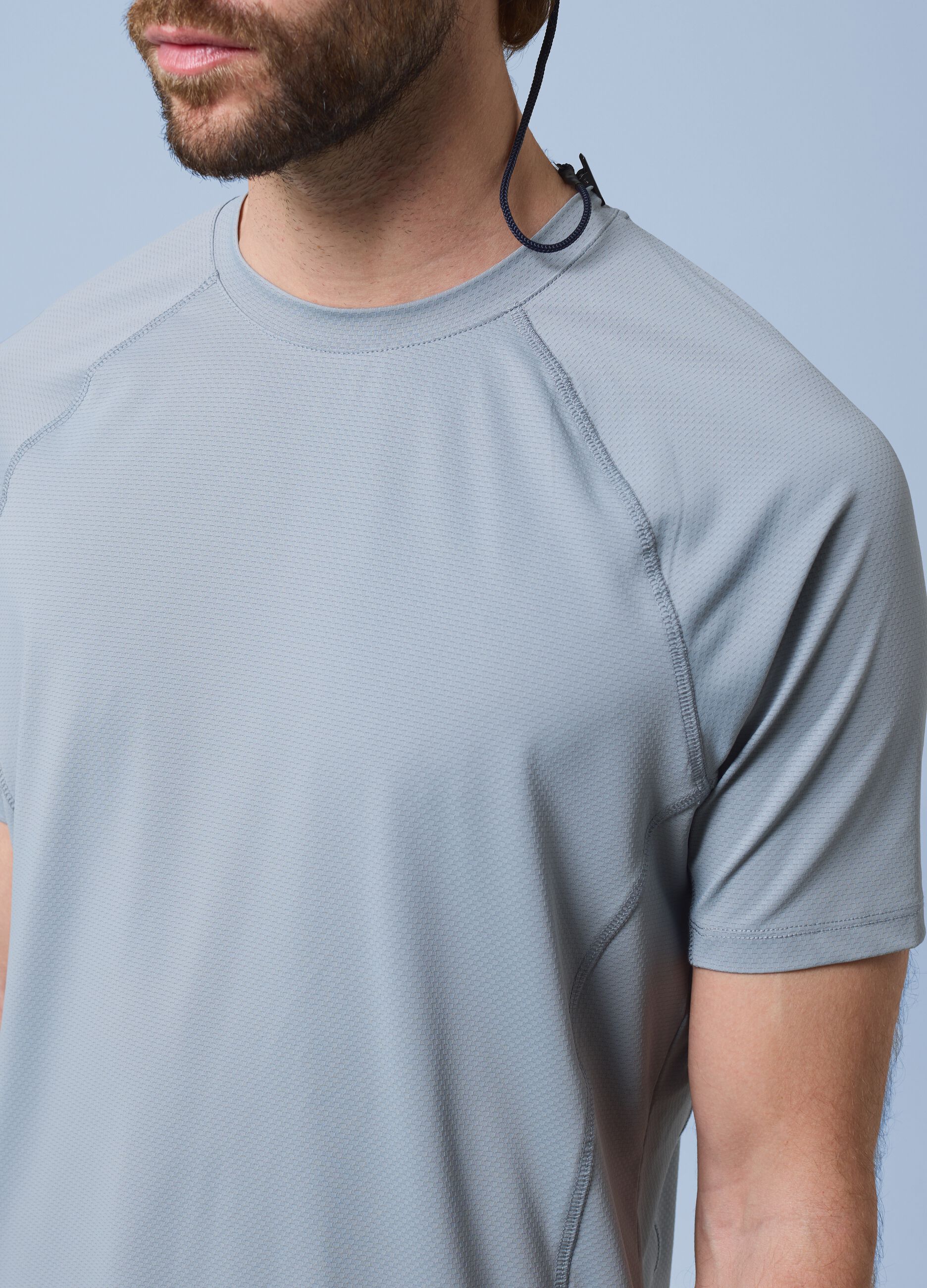 T-shirt grigia in tessuto elasticizzato ALTAVIA SAILING