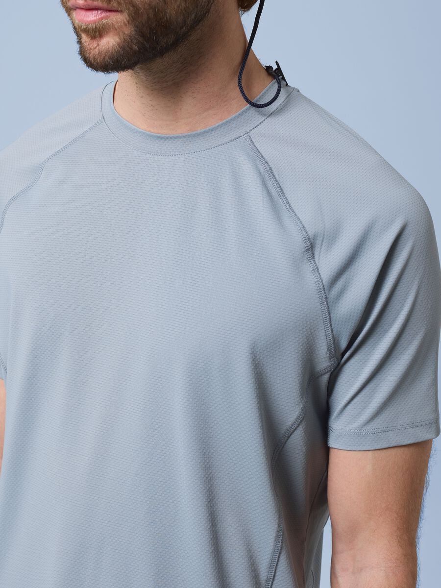 T-shirt grigia in tessuto elasticizzato ALTAVIA SAILING_3