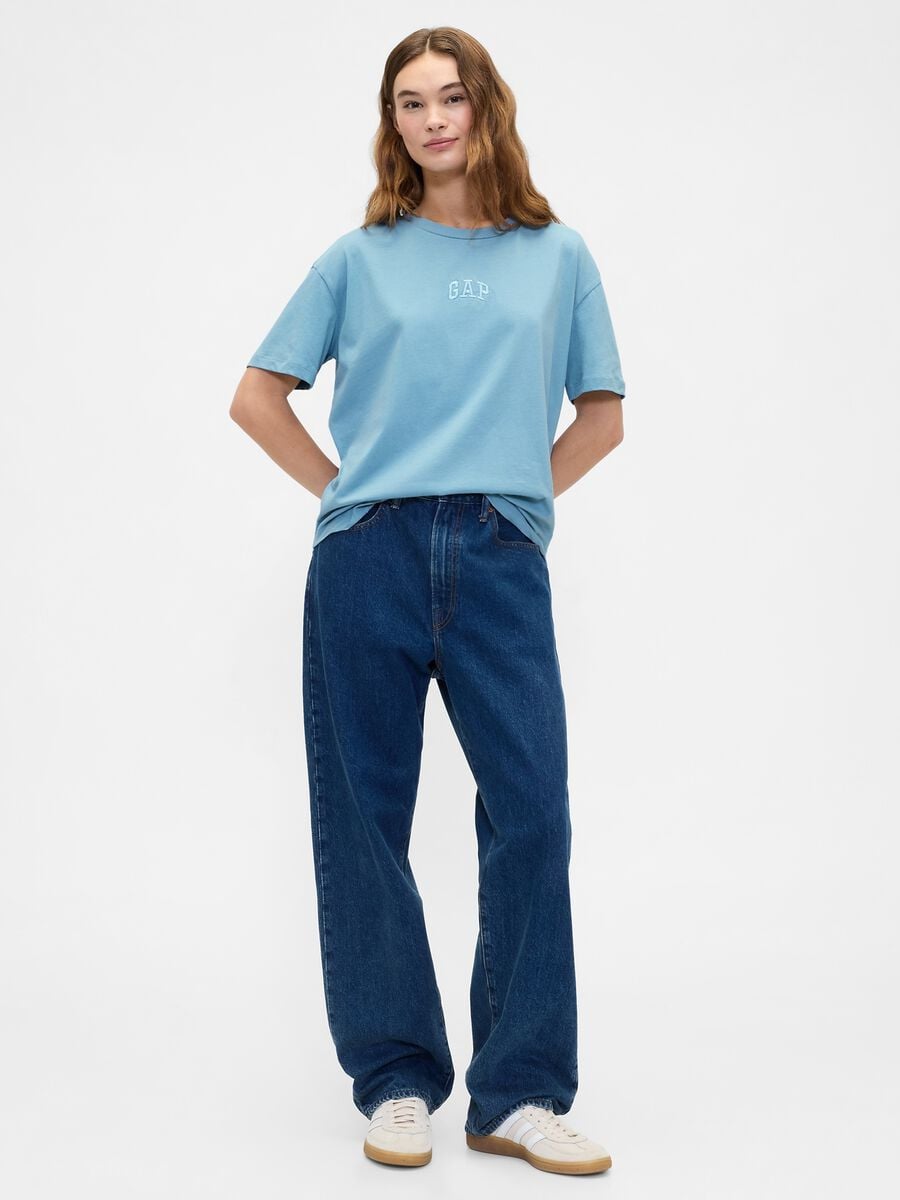 Blue cotton T-shirt_2