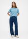 Blue cotton T-shirt_2
