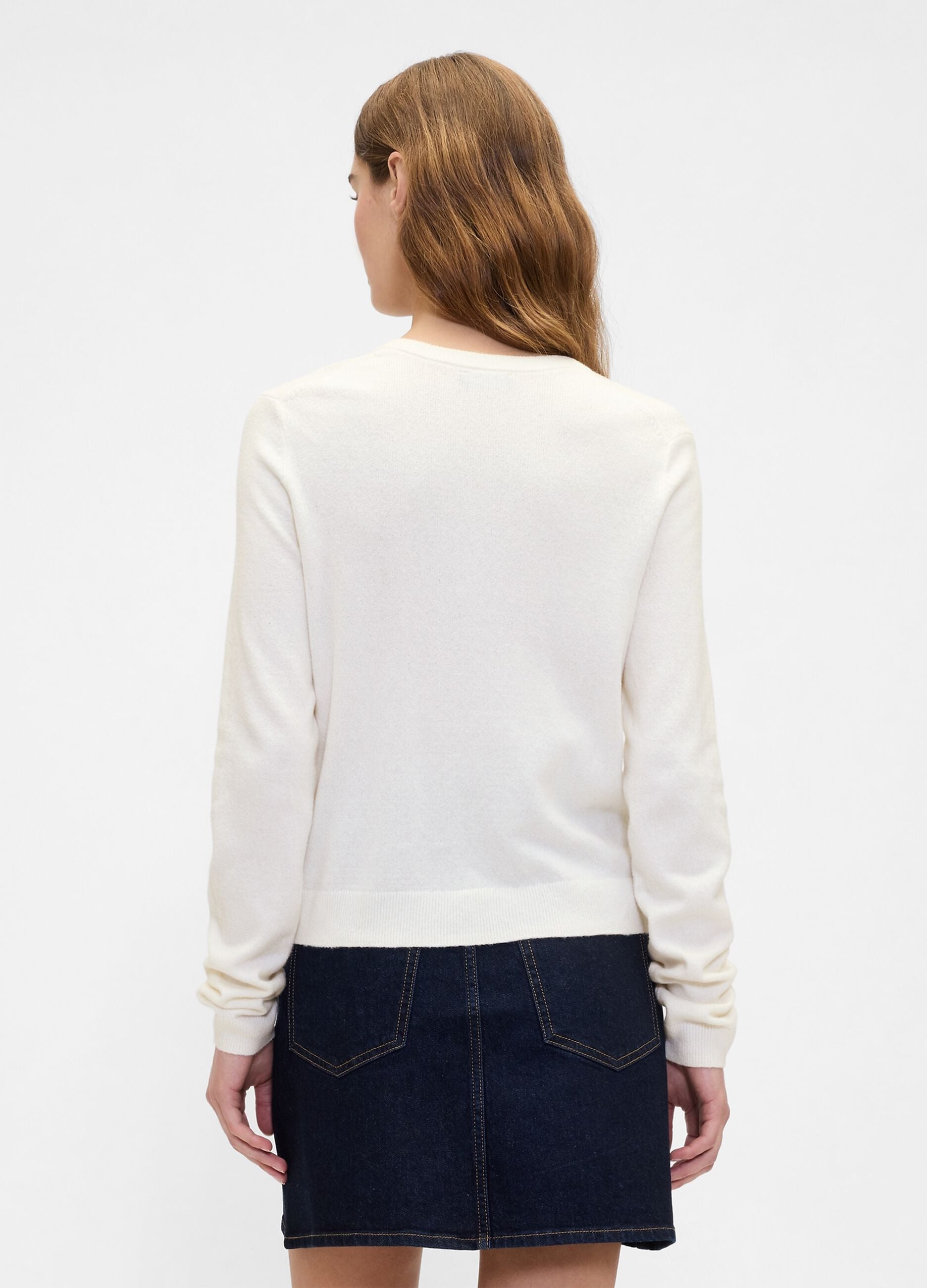 White Cardigan