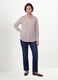White striped shirt with classic collar, regular fit_1