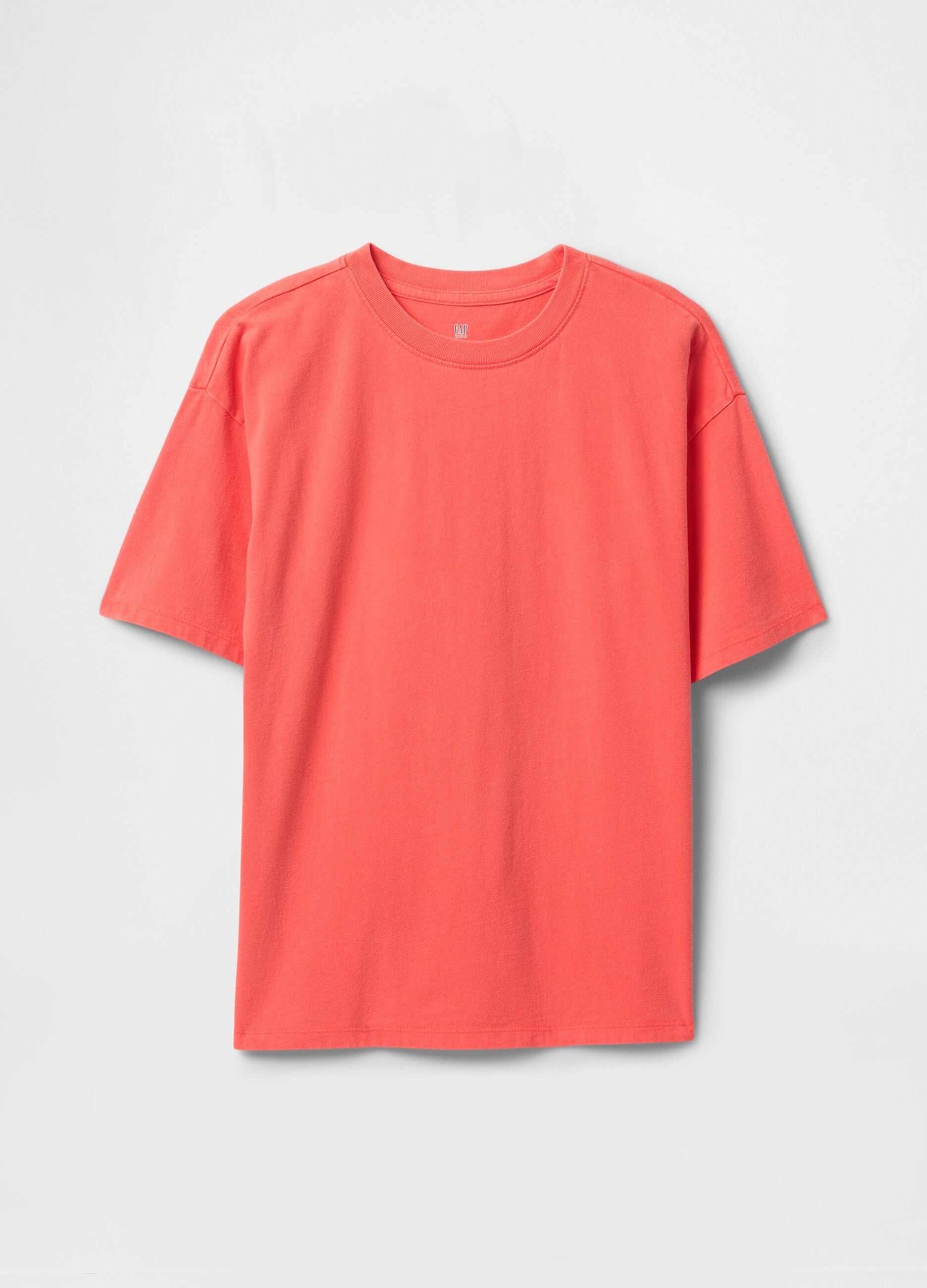 Coral Oversized Cotton T-shirt