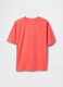 Coral Oversized Cotton T-shirt_0