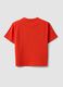 Red pure cotton oversized T-shirt for boys_4