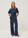 Blue stretch cotton blouse_1
