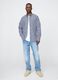 Navy Blue Check Shirt_1