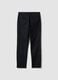 Black slim-fit stretch cotton and lyocell chino trousers_2