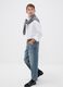 100% cotton denim jeans with elasticated waist, skater fit for boys_0