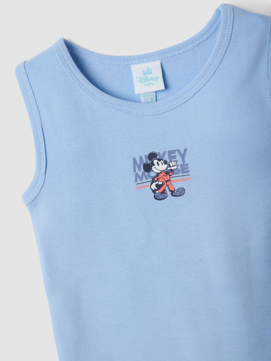 Bipack canotte multicolor in puro cotone organico con stampa Mickey & Friends_2