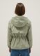 Green waterproof jacket with regular fit, pockets and hood_3