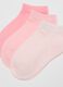 Multipack of multicoloured cotton ankle socks for girls_1