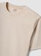 Beige organic cotton jersey T-shirt, regular fit_2